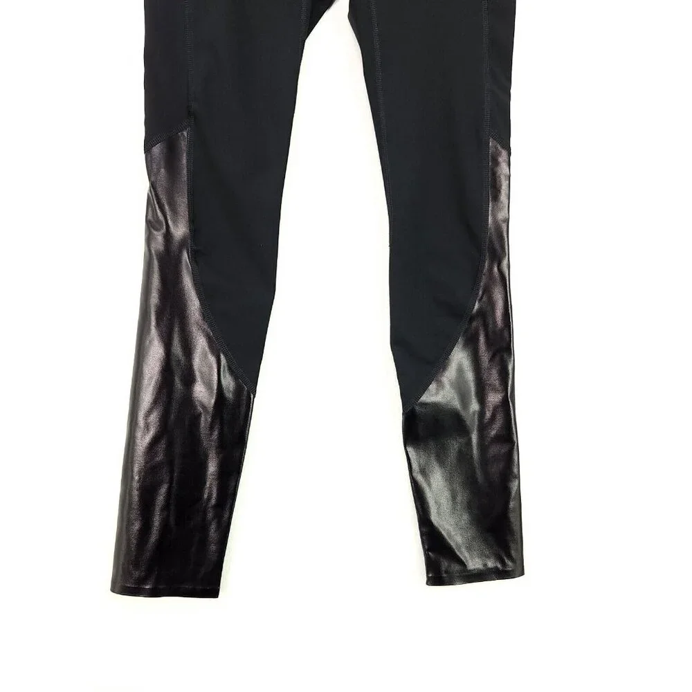 Spanx Every Wear Gloss Pockets Leggings Womens Size XS Very Black Tummy Control - Picture 6 of 16